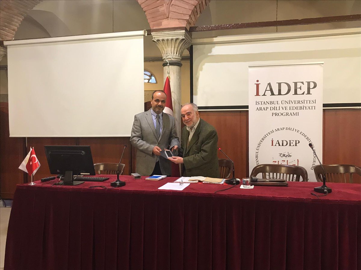 ibrahimsaban's tweet photo. Bugün konuşmacı olarak akademisyen olmama vesile olan muhterem hocam Prof. Dr. Ahmet Suphi FURAT‘ı ağırladık. #istanbuluniversitesi #istanbuledebiyat #iadep #iader #istanbuljas #iudilkultur #dilkulturdergi #iuarapdili #iü #istanbuluniversity #iüedebiyat #istanbulüniversitesi https://t.co/3Qnsc8UAjd