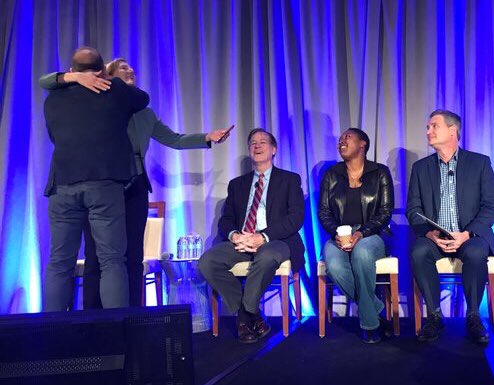CoachSourceLLC's tweet photo. Sharing some photos from a wonderful @Conferenceboard #TcbExecCoaching Keynote session this morning with @SuccessMatters, @aicha2evans, @HarryKraemerJr, @AdmiredTools &amp; #CoachSource’s Founder &amp; CEO @bunderhill https://t.co/nWJFjBytnB