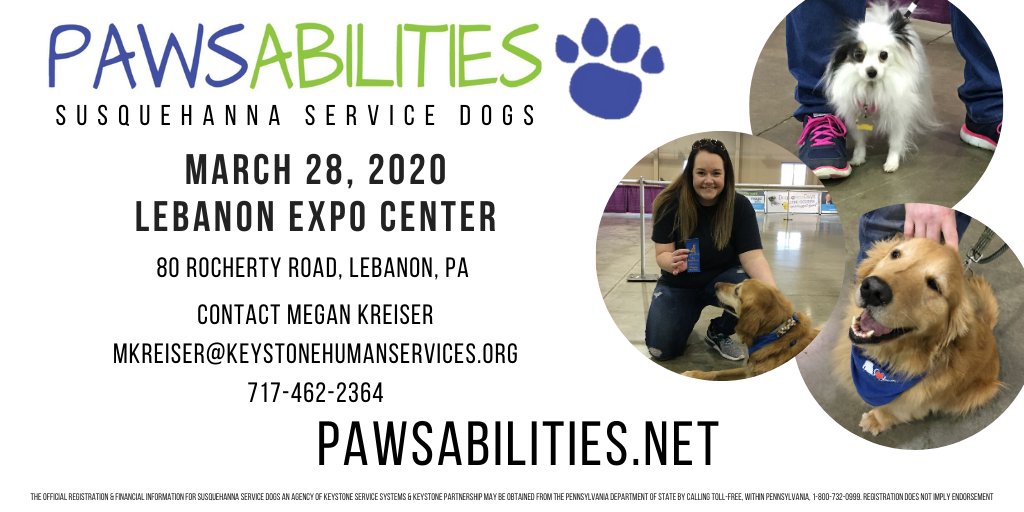 SSDOGS's tweet photo. #PawsAbilities tickets are on sale! Bring your dog &amp; the entire family for a day of Dog Olympics &amp; other fun activities like scent work, a barn hunt, flyball demonstrations, a lure course (weather permitting), &amp; more! March 28. Learn more &amp; buy tickets: https://t.co/TUayMTVo5g https://t.co/jLmHRAbCzx