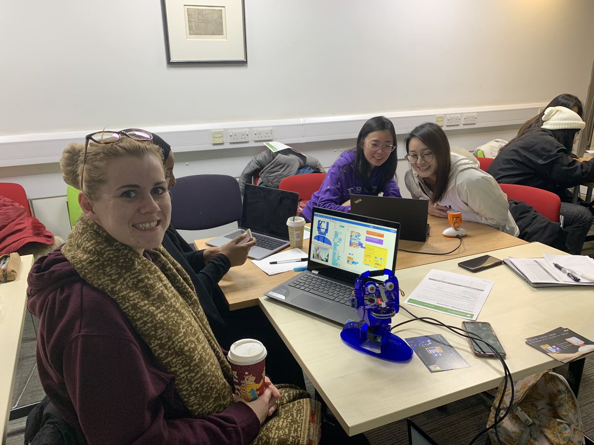 yallsop's tweet photo. MA #Primary #Mathematics students are learning to #program using @OhbotRobot #picoh #computerscience #computing #coding @IOE_London https://t.co/3oKKVj807m
