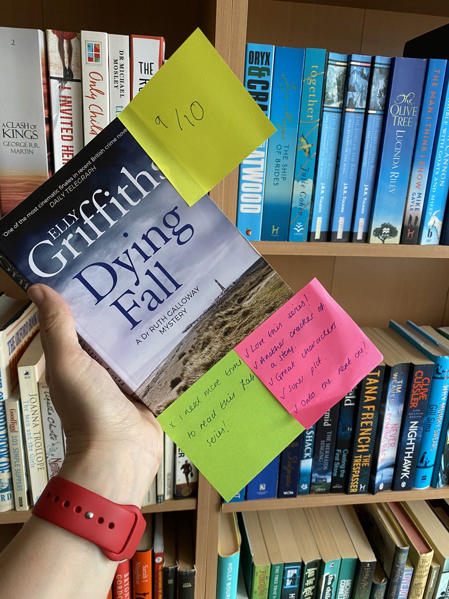 QuickBookRevie3's tweet photo. My quick book review of #DyingFall by @ellygriffiths = 9/10. Just LOVE this series! Episode 45 of the podcast has more details. #BookReview
https://t.co/xhDxWkIWvY https://t.co/L0ibXV5ltK