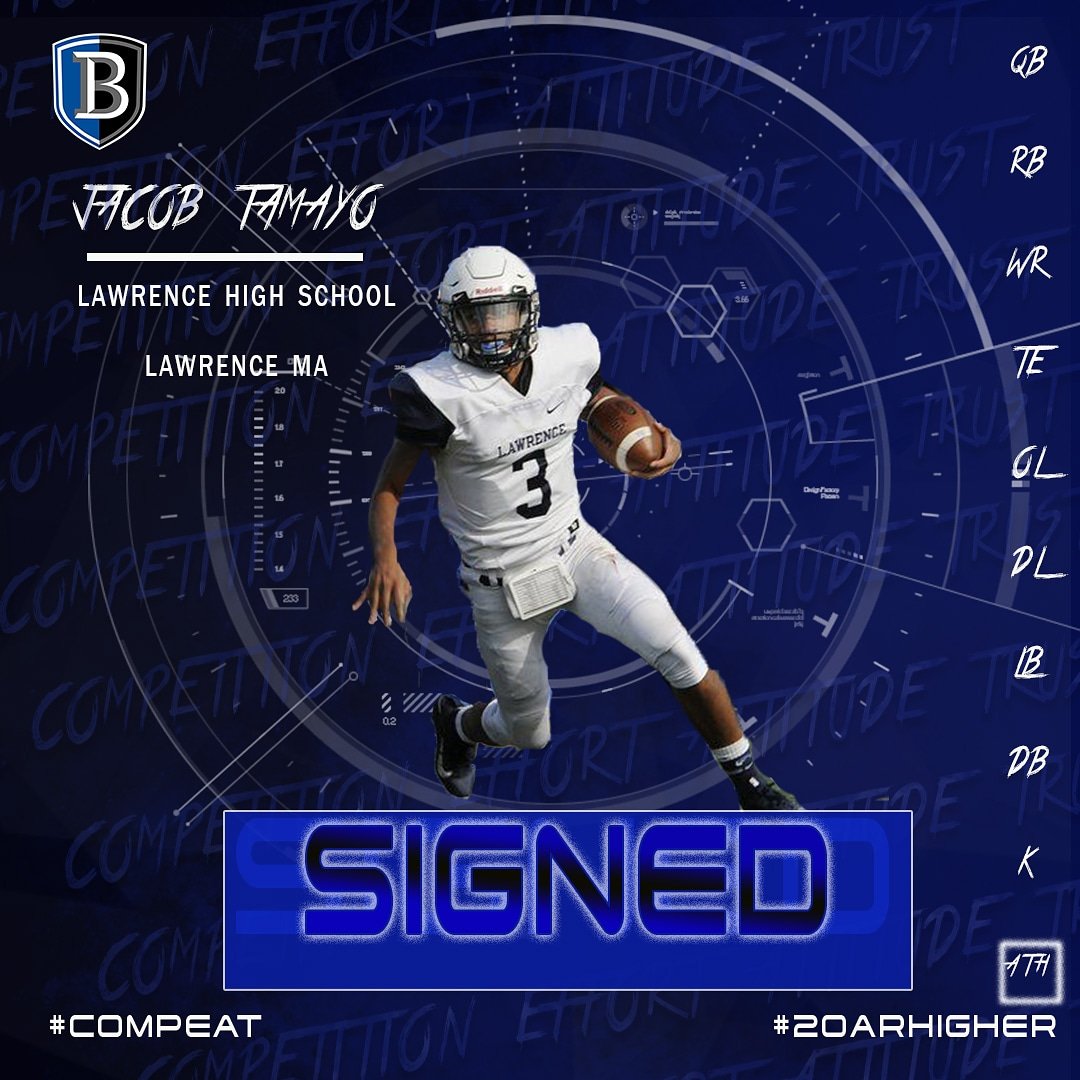 Keep em coming! Another great addition to the 2020 class. #20ARHIGHER 

#compEAT #buildthebrotherhood #falconbrood #BentleyU #falcons #alwaysready #riseabove