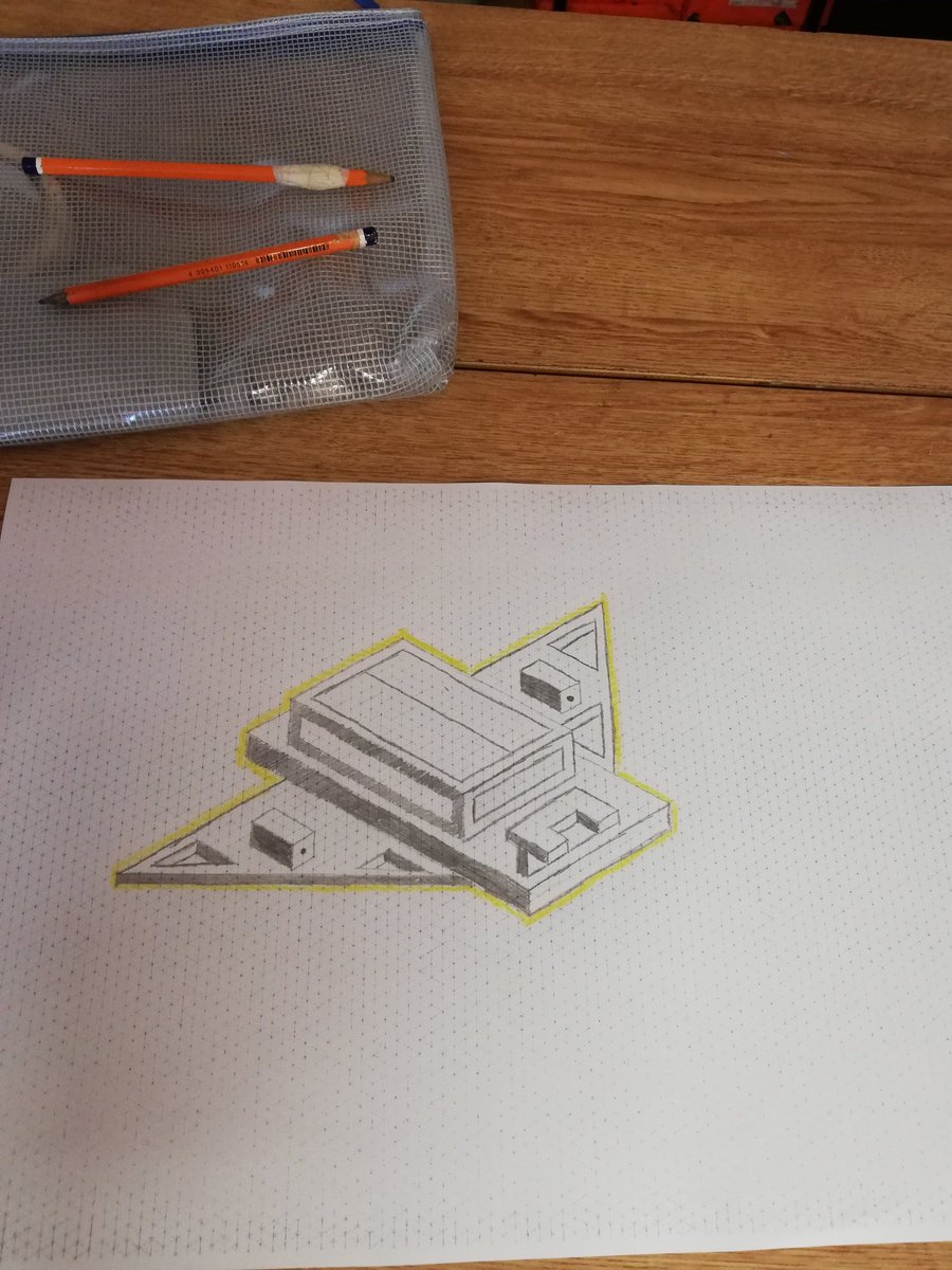 techStMacs's tweet photo. 1st yr Graphics ๐โ๏ธ. just finished introduction to freehand sketching. They were tasked with using items from their kit bag/pencil case to design a space craft.great imagination and sketching/rendering skills on display ๐๐ #Engineersweek #worldofgraphics #jct4 https://t.co/ZeR6De0UxF