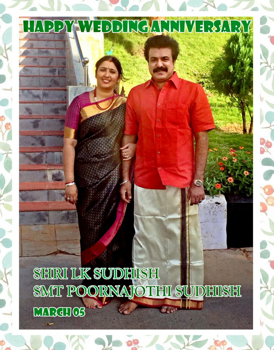 ellkayyes's tweet photo. Happy Wedding Anniversary to Our Managing Director &amp; Managing Partner                                     Regards #ELLKAYYES Family @lksudhish https://t.co/DBov9Lhzmx
