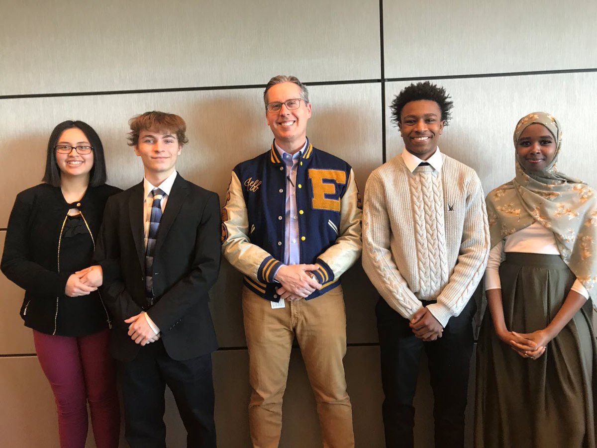 jeffweirens's tweet photo. We were so happy to welcome Thomas Edison High School for the 20th annual Deloitte job shadow day.  As a proud alumnus (yes, that is my original letter jacket!), it was great to spend the day with the students on case studies, mock interviews and resume building.  Go Tommies! https://t.co/ADNb59Ot9P