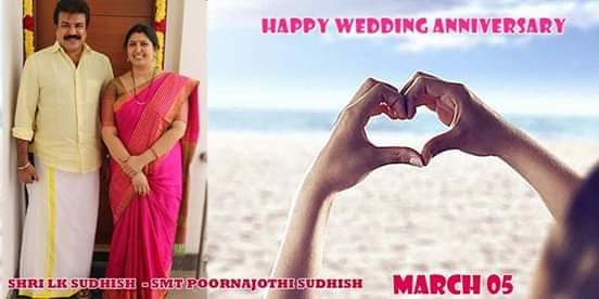 ellkayyes's tweet photo. Happy Wedding Anniversary to Our Managing Director &amp; Managing Partner                                     Regards #ELLKAYYES Family @lksudhish https://t.co/o4hmHUDGOP