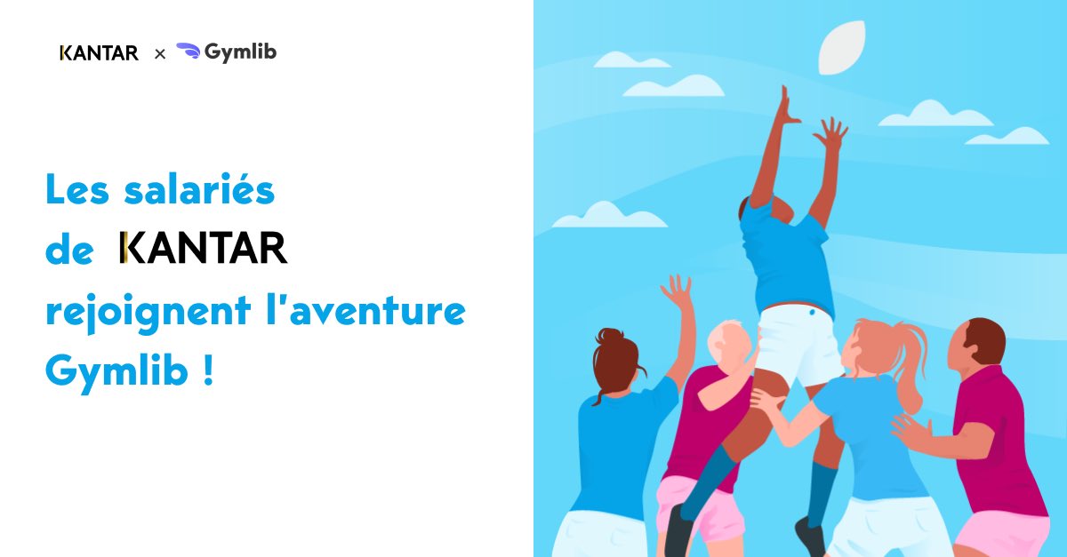 denisGaucher's tweet photo. Je suis très fier d’annoncer le partenariat de @KantarFR avec @Gymlib . Sport en entreprise
#sport #bienêtre #collaborateurs #performance #SportEcoresponsable #bienetre #rh #qvt #kantar #gymlib  #marketing #data #media
 @sbequart https://t.co/aYpKr47lu4