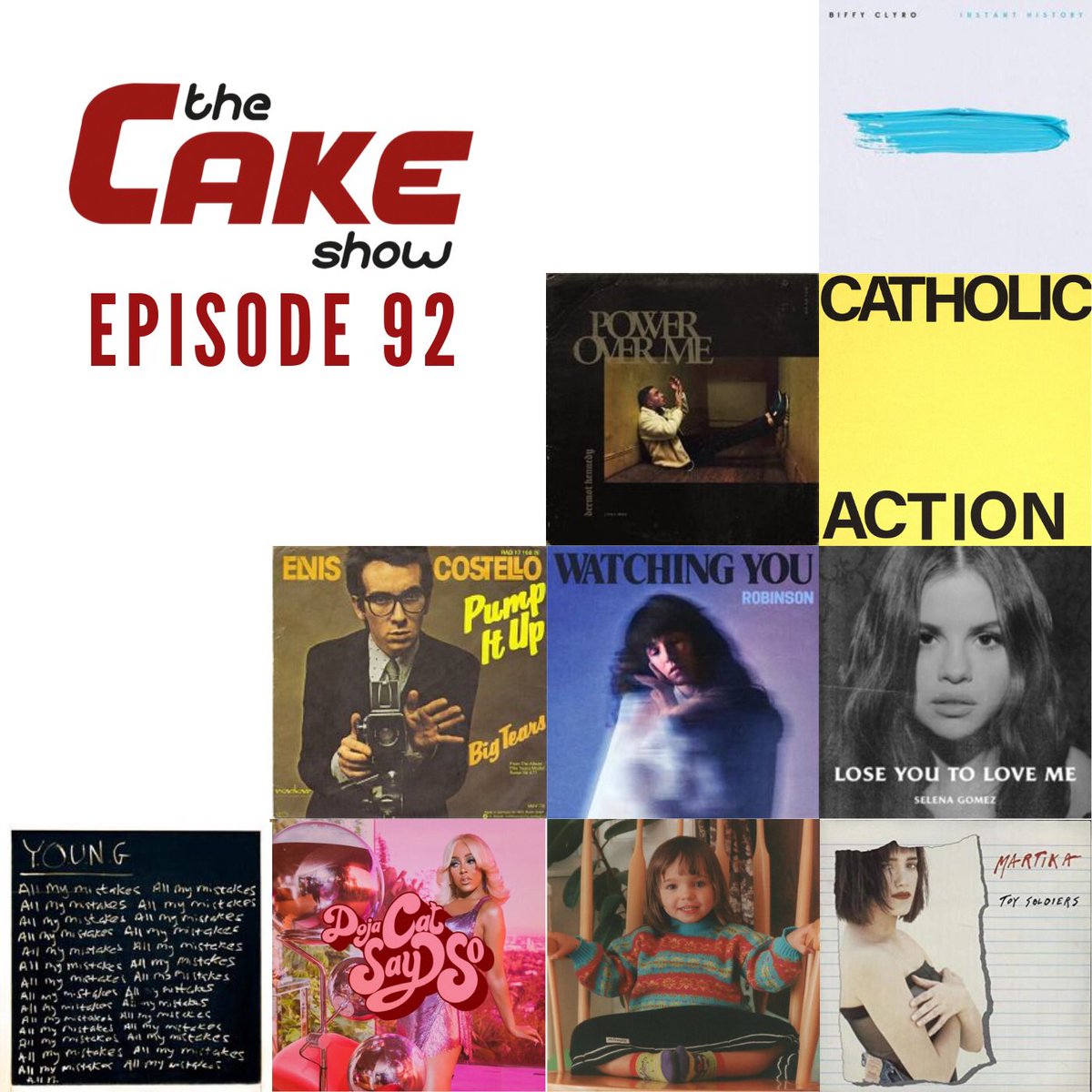 CakeShowPodcast's tweet photo. Episode 9️⃣2️⃣ is out NOW on @mixcloud 

➡️ https://t.co/HTNR56Dcfl

🎶 @BiffyClyro @_CatholicAction @selenagomez @robinsonxmusic  @YOUNGofficialuk @tamzenee @ElvisCostello @DermotKennedy @DojaCat 🎶 

#BeKind #Mixcloud10 #MusicPodcast #InternetRadio #WashYourHands https://t.co/mTLSbvm145
