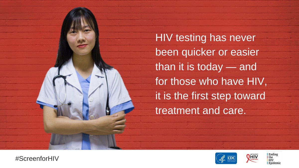 CDC_HIV's tweet photo. New from CDC: a free resource kit to help providers incorporate routine HIV screening into their primary care practice. It's never been easier to #ScreenForHIV! https://t.co/vE53OB1KLg #MedTwitter https://t.co/CSTJUk7mMF