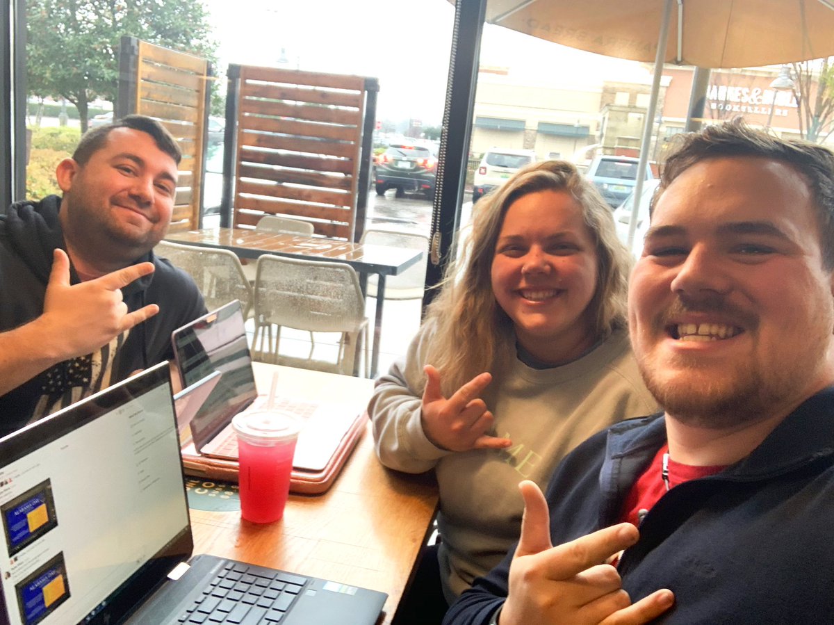Midterms mean study breaks for lunch at Panera. #KKPsi #MLITB #SEDSWAT20 #NN #RollTide