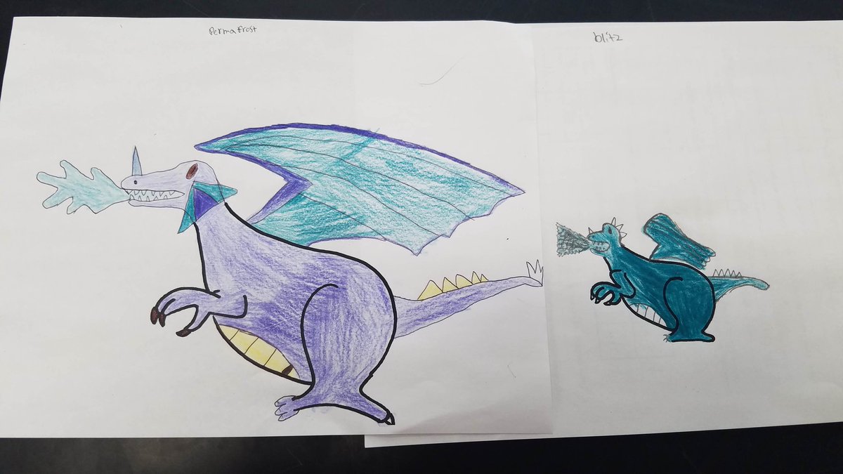 StevensScience's tweet photo. Using genetics to create dragons and baby dragon!!! #livingenvironment #genetics https://t.co/3tw1PyX5Wy