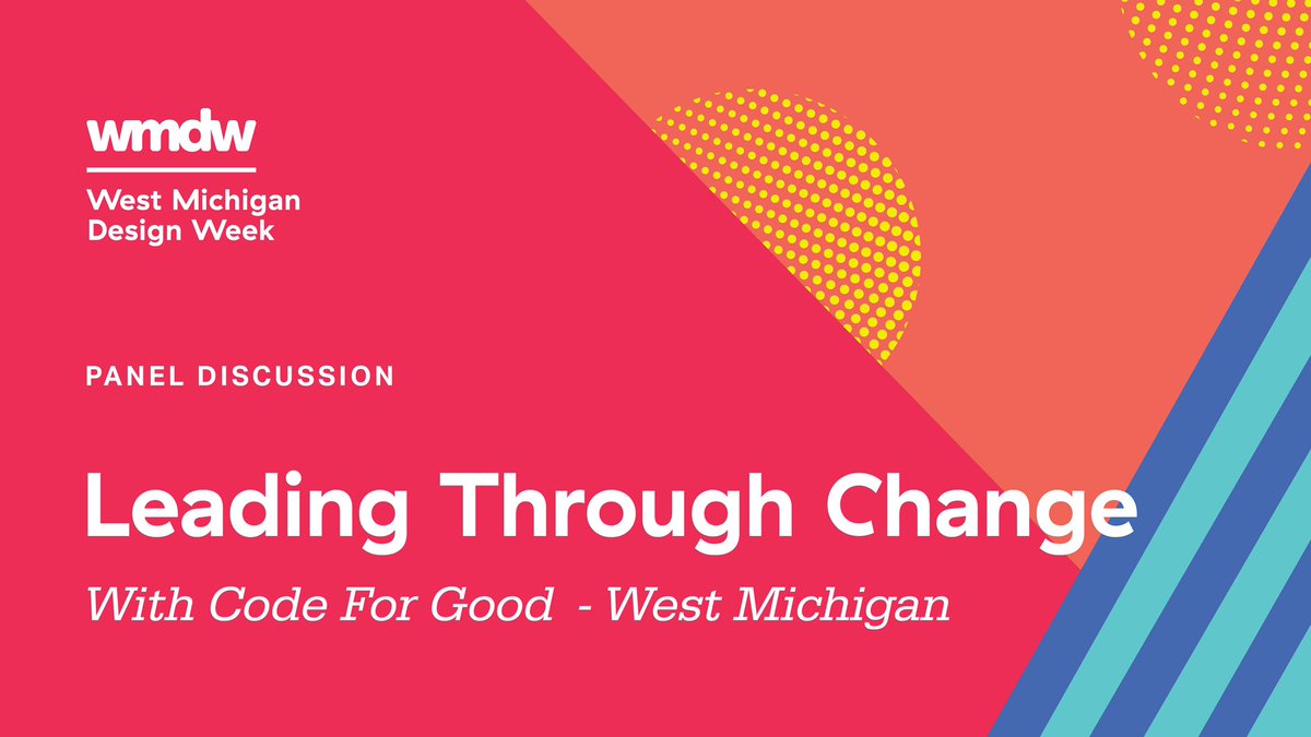 WMDesignWeek's tweet image. Join panelists on Monday, March 23 at Start Garden for Lead for Good: Leading through Change. Tickets available now!
