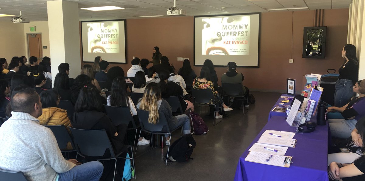 SFSUDECI's tweet photo. .@KatEvasco is speaking in LIB 121 now until noon (reception after the talk) as part of #UndocuWeek programs at #SFState / #SFSU, presented by @SFSUDRC & @aspiresfsu. Wednesday, 3/4/2020. https://t.co/rfm6ipAgf8