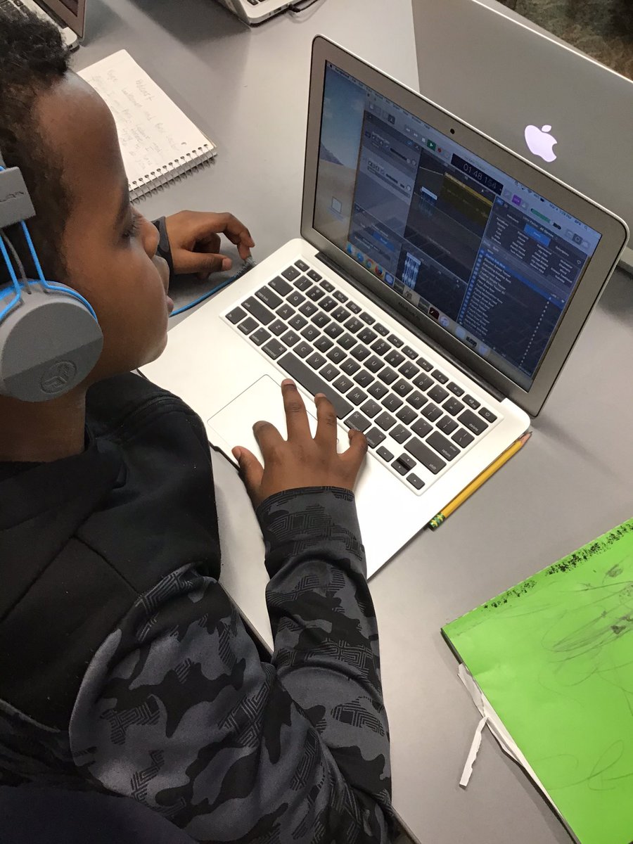 Editing our podcasts! #HillcrestProud