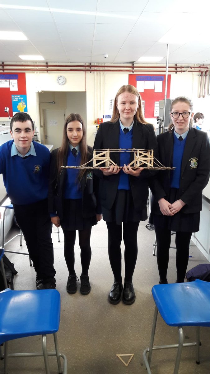 TechScoilMhuire's tweet photo. Day 3 of Engineers Week. Action packed day!! Students take part in a laser cutting workshop producing some very creative pieces of work. 2nd students completed their brilliantly designed bridges. Now can they withstand the weight tomorrow!!  @JCt4ed @EngineerIreland https://t.co/woigO4uMVZ