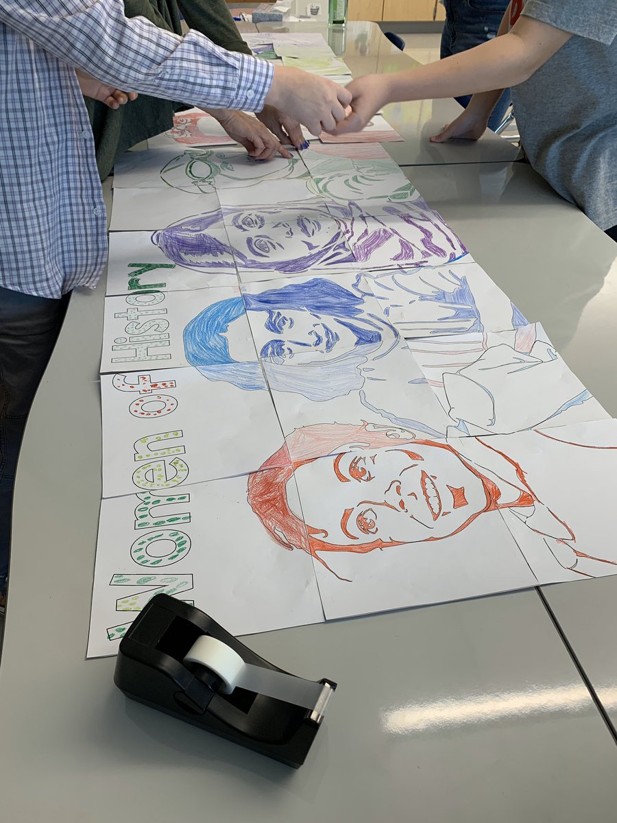 MissBurke_301's tweet photo. Room 301 is hard at work on our #collaborativeposter for #WomensHistoryMonth #RSS11 https://t.co/5j2CPrlVrT
