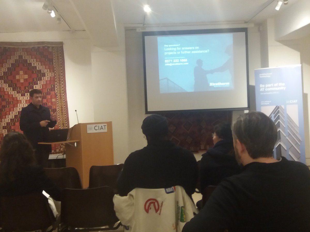 NiallHealy14's tweet photo. Excellent CPD presented by @Xtratherm for @CIAT_London this evening. More events coming soon for @CIATechnologist in the London Region. https://t.co/vHNrPTb8ER