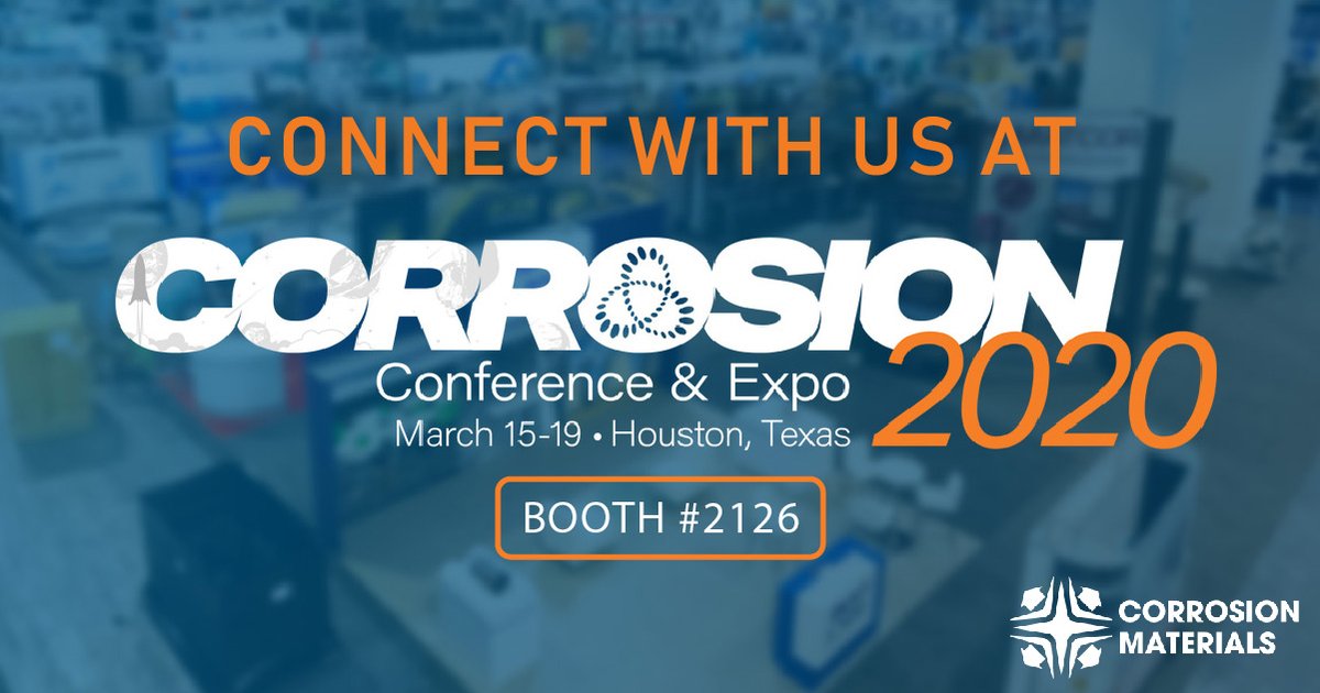CorrosionMat's tweet photo. Don’t miss the opportunity to network with #CorrosionMaterials and other industry experts at the NACE Corrosion 2020 Conference &amp; Expo in Houston, Texas! Learn more &amp; register here: https://t.co/oZuALbKjCJ @NACEtweet  #CORROSION2020  #naceinternational #corrosionconference https://t.co/M0uo3JtQP0