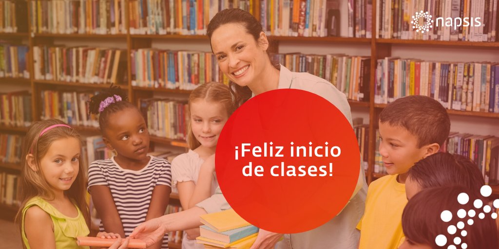 NapsisChile's tweet photo. Feliz #iniciodeclases ! 🎉 Te saludamos con la mejor energía✨, cuéntanos, cómo ha estado este nuevo comienzo en tu establecimiento? https://t.co/ZU7yeZGfRb