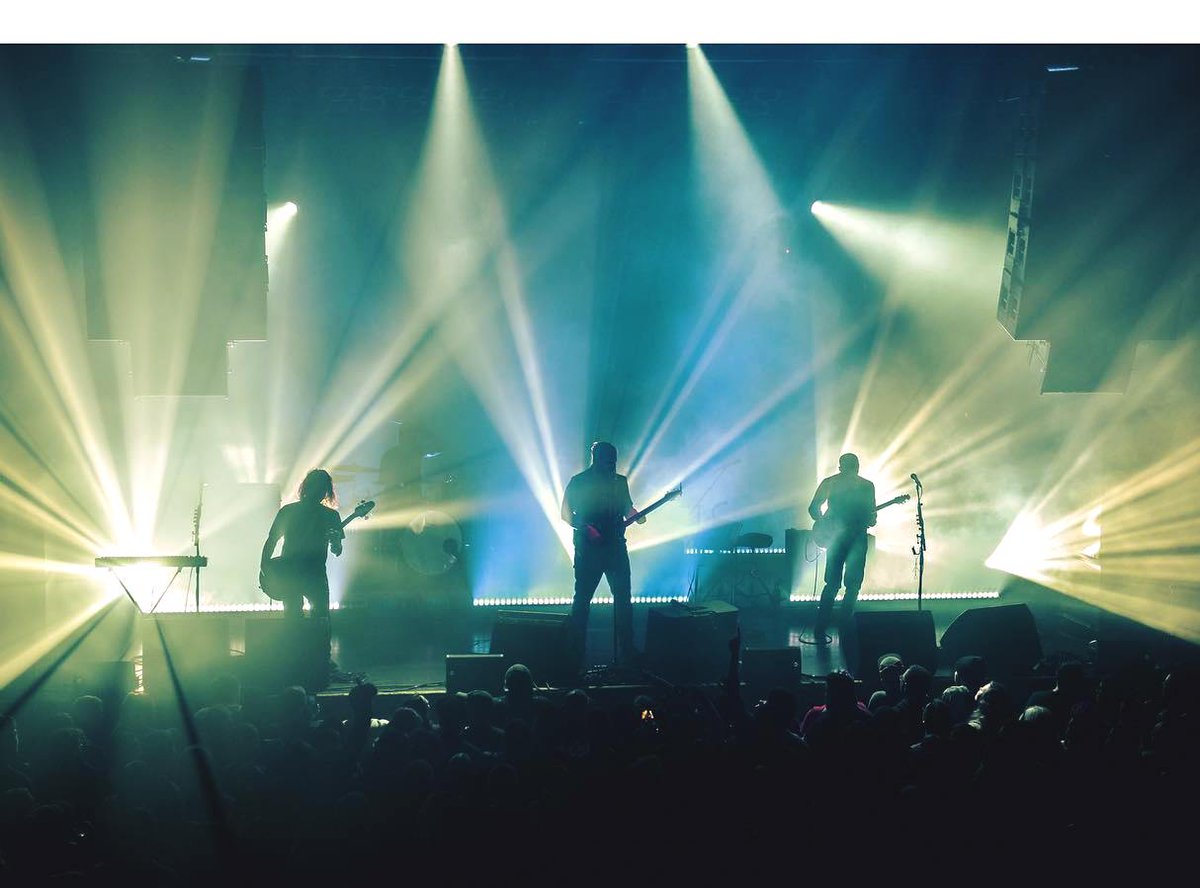 joelightboy's tweet photo. Music's intensity level gets turned way up when your eyes are immersed in scenes like these. Lenny Sasso used some back lighting and angles for Thrice at the Norva in Virginia. Helping him were five @ChauvetPro #Maverick MK2 Spots from #SqueekLights. Matt Hildreth photo. https://t.co/EmTkUdOePA