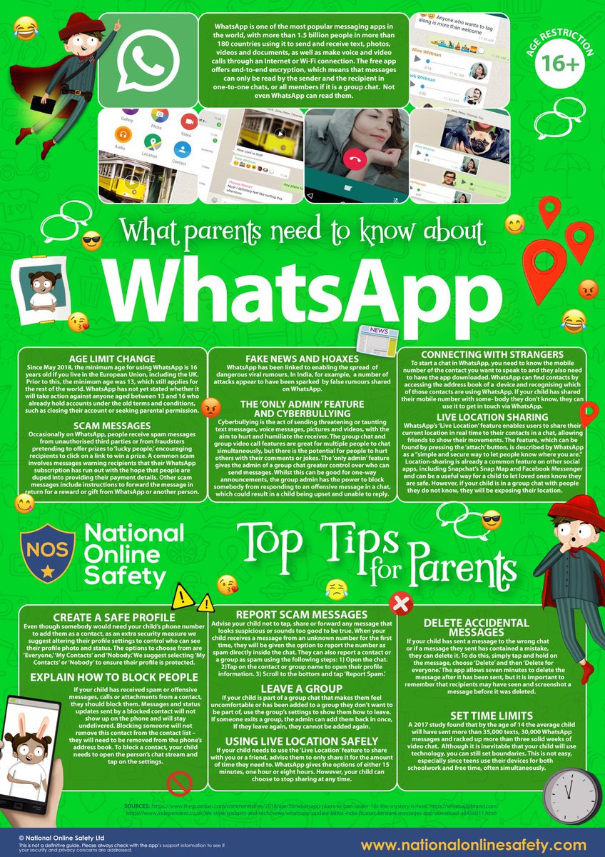 StoneferryPS's tweet photo. Some of our older children are using WhatsApp, so here is the parent guide #spssafeguarding #spscommunity https://t.co/0EOjrs3vuk