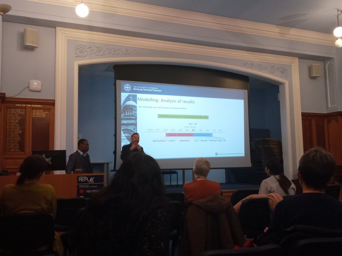 CenDemPrevent's tweet photo. Building personalised risk prediction models

Risk factors in red, protective factors in blue

Investigating the risk probability of #Alzheimer's for an i͟n͟d͟i͟v͟i͟d͟u͟a͟l͟. Driven by data 

With @samdansobe and @craig_ritchie68
@#BrainHealthLectures https://t.co/Xpc4iKzHJA