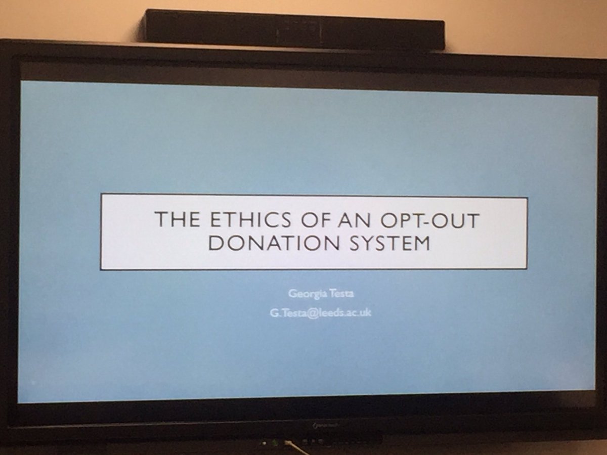 LeedsMLS's tweet photo. Thank you to @georgiatesta01 for a really interesting lecture tonight on the ethics involved in an opt-out organ donation system, something which is on the horizon for us all https://t.co/gk2xFx9QDr