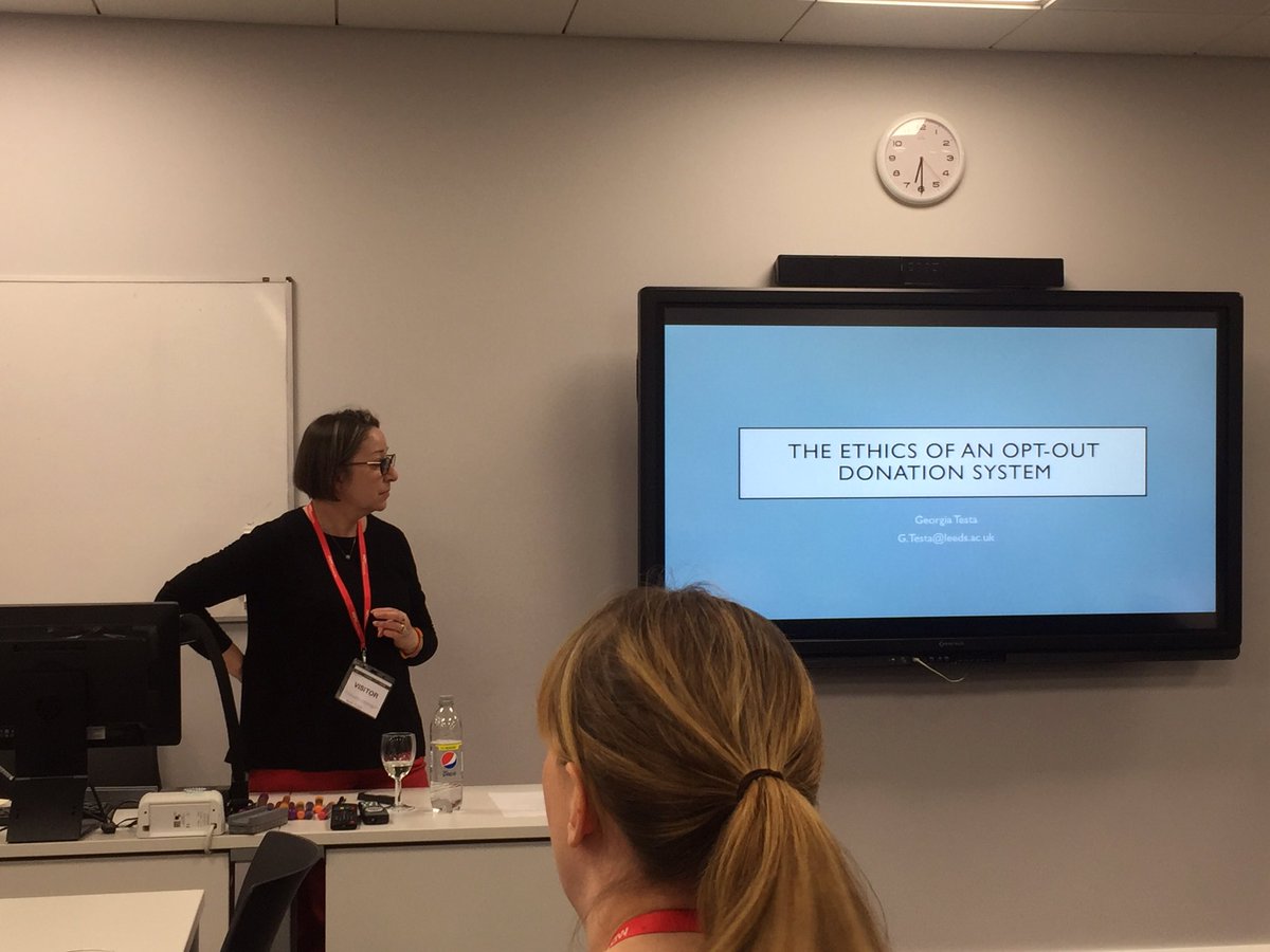 LeedsMLS's tweet photo. Thank you to @georgiatesta01 for a really interesting lecture tonight on the ethics involved in an opt-out organ donation system, something which is on the horizon for us all https://t.co/gk2xFx9QDr
