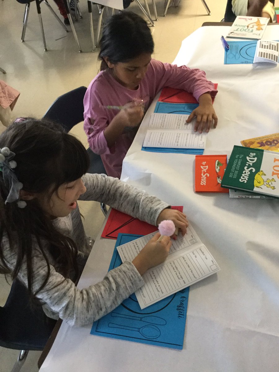 KarissaSpriggs's tweet photo. Our Dr. Seuss Book Tasting for Read Across America Week was a big hit! @NISDMurnin https://t.co/tOOBPwGOHG