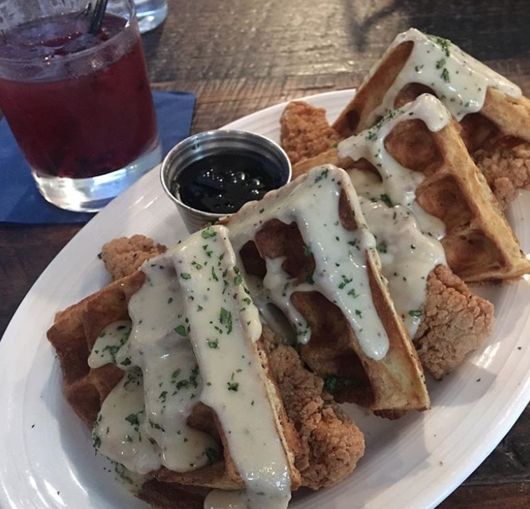 $8 Chicken &amp; Waffles EVERY Wednesday at Huck's. Our #HappyHour starts at 4pm with $2 off all appetizers + drink specials! 
hucksamericancraft.com

#HucksAmericanCraft #AmericanCuisine #HappyHour #Foodies #BaltimoreFoodies #Whiskey #Rye #SpecialtyCocktails #BrewersHill