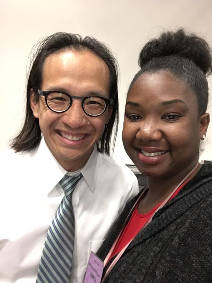 PD Office members working late into the night to make sure all our votes are counted!! #outreach #rockthevote