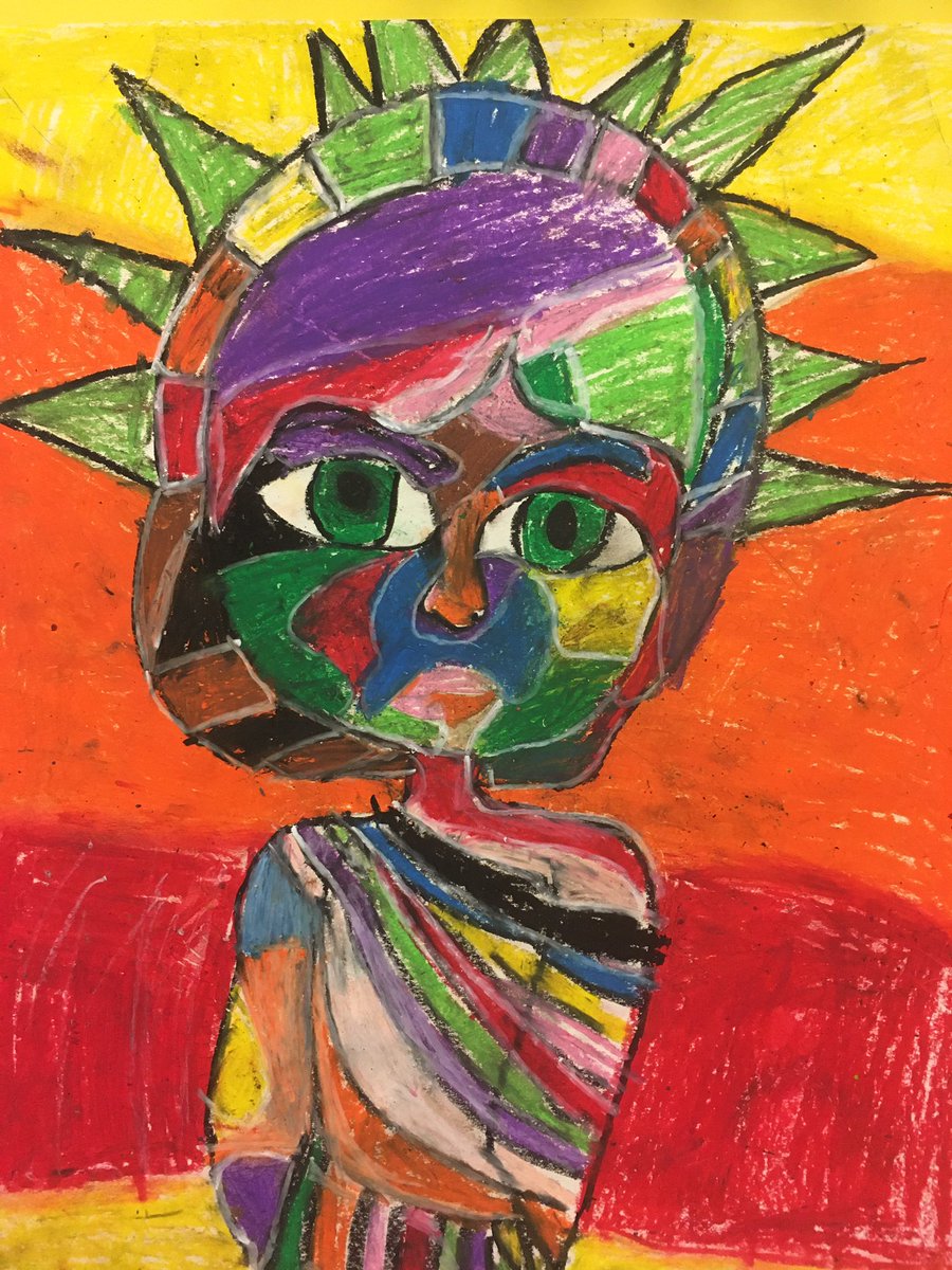 picasso_philly's tweet image. Some terrific student artwork on display at the School District central office right now, including several #PicassoProject schools!