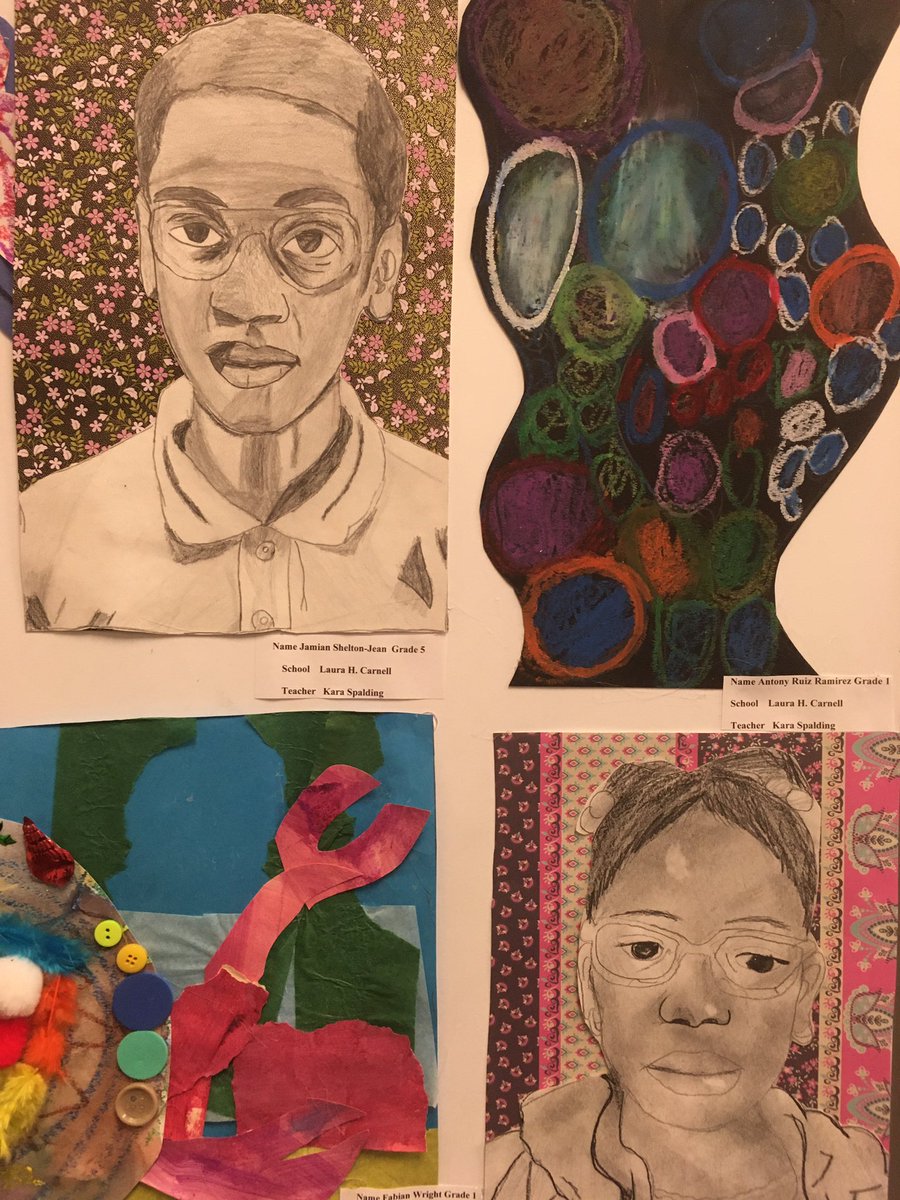 picasso_philly's tweet image. Some terrific student artwork on display at the School District central office right now, including several #PicassoProject schools!