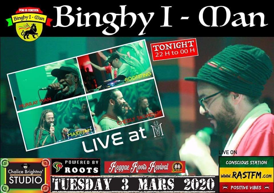 BinghyIman's tweet photo. Wicked show #Murrayman #Rootsting #Binghyiman #Tunisia listen: https://t.co/TQGfLzS1dV https://t.co/g2QfEtDzTm