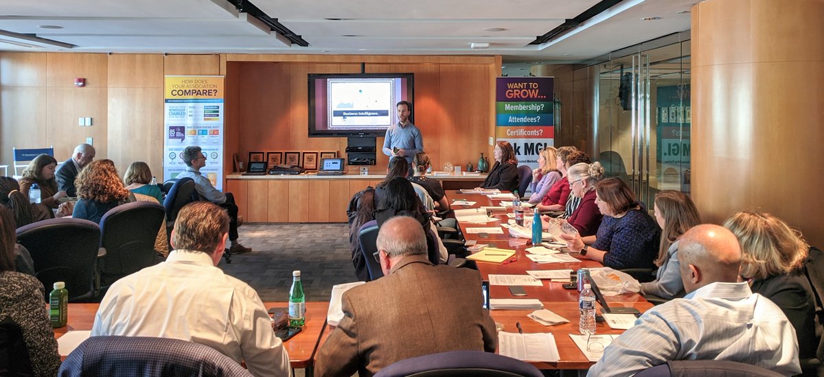 mktgeneral's tweet image. In today’s #AssociationInsightsInOldTown at MGI, Adam Hostetter of @GetFuseSearch stressed the importance of the 3 Cs (connect/collect/convey), among several other “ah-ha” moments about revamping content visualizations. Great association professionals&apos; attendance &amp;amp; engagement!