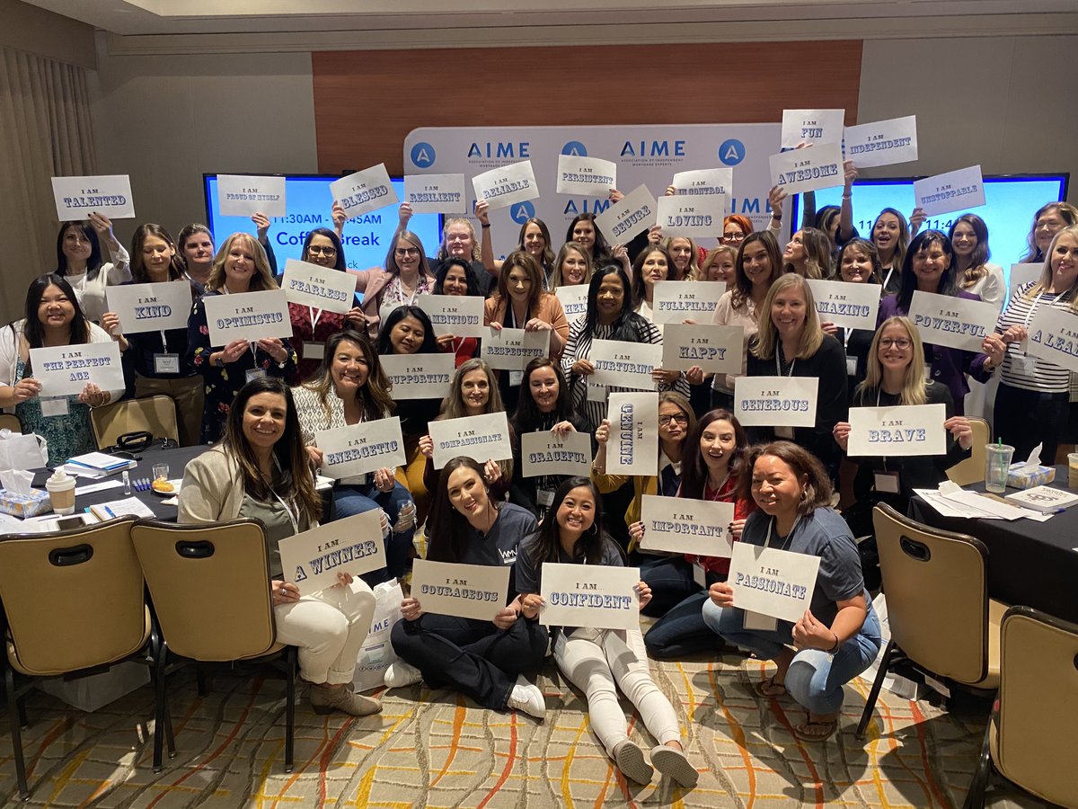 AIMEnational's tweet photo. We're kicking off #AIMEActivate one day early with our first annual #WomensMortgageNetwork Summit. These women are highly engaged with AIME and are industry leaders, we look forward to continuing to build up women in the #brokerchannel. https://t.co/3pFclSv5YA