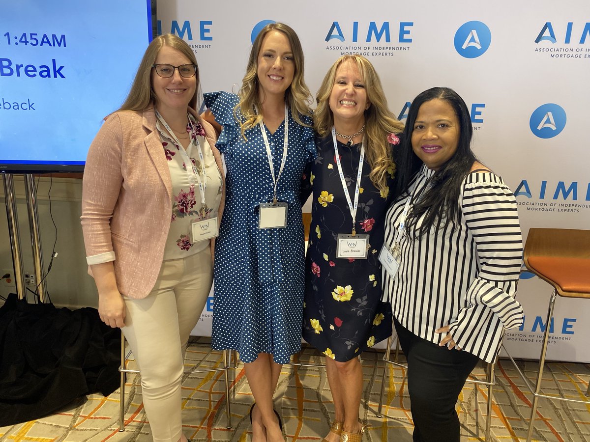AIMEnational's tweet photo. We're kicking off #AIMEActivate one day early with our first annual #WomensMortgageNetwork Summit. These women are highly engaged with AIME and are industry leaders, we look forward to continuing to build up women in the #brokerchannel. https://t.co/3pFclSv5YA