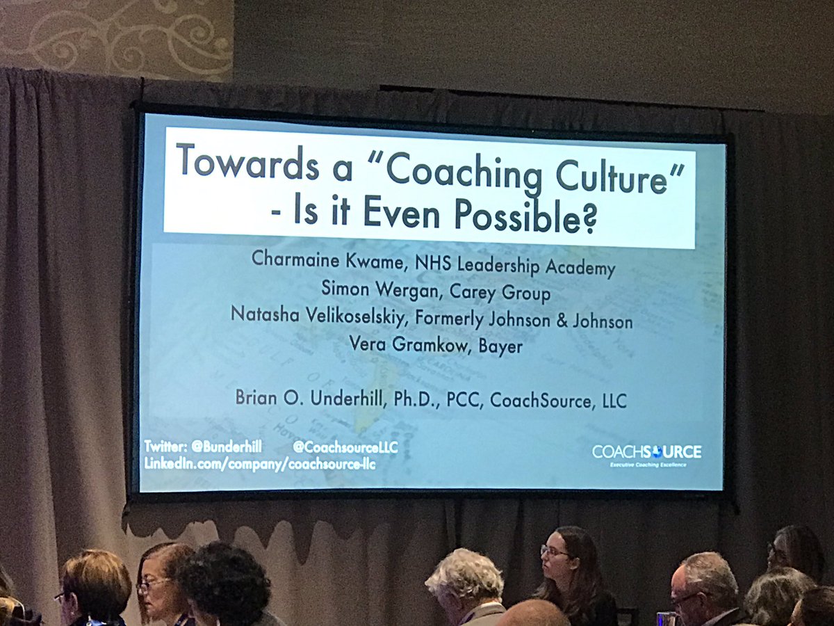 jeffreynally's tweet photo. Creating a coaching culture with @bunderhill @CoachSourceLLC @Conferenceboard #TCBExecCoaching https://t.co/OoNRCCUQIS
