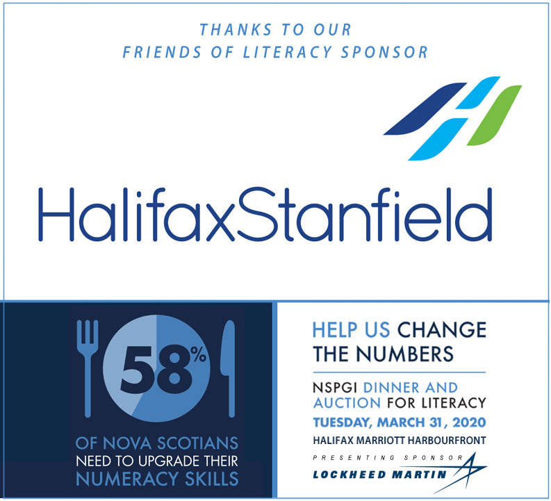 NSPGI's tweet photo. #ThankYou to @HfxStanfield , one of our #NSPGI20 Friends of Literacy Sponsors. Net proceeds from #NSPGI20 will be used by LNS to support #AdultLearners across #NovaScotia. Tickets: https://t.co/4FiLLz3kK4 #Sponsorship opportunities available!  #LiteracyChangesLives https://t.co/TpvedFZehU