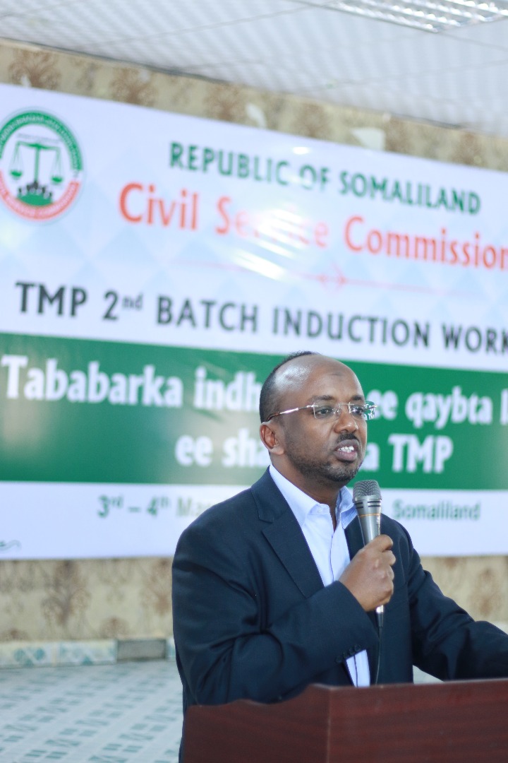 cabdirashed's tweet photo. The @WorldBank's  Talent Management Program targets critical positions at the managerial level &amp; in the areas of policy mngt &amp; HRM in selected Ministries &amp; Agencies. @slmesaf is one of the targeted ministries. Attended the TMP team's deployment session at the @CSCSOMALILAND https://t.co/IbCTFhKUZf