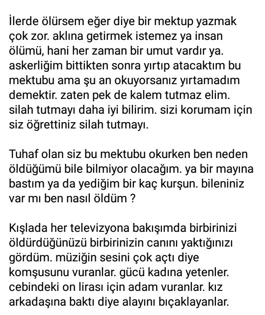 BirglKavrazl1's tweet photo. 🇹🇷🇹🇷🇹🇷🇹🇷😔😢😢🇹🇷🇹🇷🇹🇷
MASALSIZ UYUYAN KİMSESİZ BİR ÇOCUĞUN GÖZLERİNDEN ÖPÜP,USULCA EĞİLİP KULAĞINA,"EN GÜZEL MASAL SENSİN ÇOCUK."DEMEK ISTERDIM.FARİD FARJAD.#TIPKI KİMSESİZ VE BİR MASAL DAHİ ANLATANI OLMAYAN;ŞEHİT MURAT
AKMAN GİBİ VE DAHA NİCE KIMSESIZ ÇOCUKLAR GIBI.SAYGILAR... https://t.co/wuXXvBW3DH