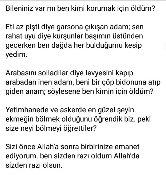 BirglKavrazl1's tweet photo. 🇹🇷🇹🇷🇹🇷🇹🇷😔😢😢🇹🇷🇹🇷🇹🇷
MASALSIZ UYUYAN KİMSESİZ BİR ÇOCUĞUN GÖZLERİNDEN ÖPÜP,USULCA EĞİLİP KULAĞINA,"EN GÜZEL MASAL SENSİN ÇOCUK."DEMEK ISTERDIM.FARİD FARJAD.#TIPKI KİMSESİZ VE BİR MASAL DAHİ ANLATANI OLMAYAN;ŞEHİT MURAT
AKMAN GİBİ VE DAHA NİCE KIMSESIZ ÇOCUKLAR GIBI.SAYGILAR... https://t.co/wuXXvBW3DH