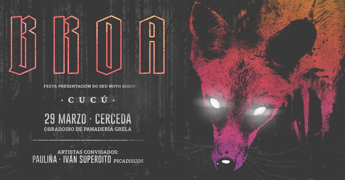 Fuches algunha vez a un concerto a unha panadaría? 
Estamos de celebración!! Así que buscade os vosos mellores traxes de gala para vir axudarnos a enfornar.  Ollo! corredes o risco de vos “enfariñar” e non sexades mal pensados... #broa #cucú #cerceda