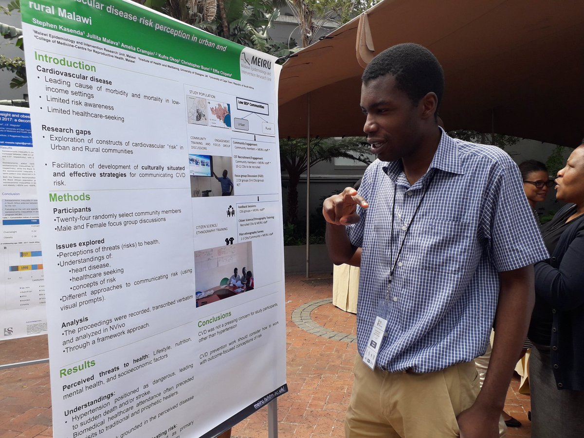 chapoteragnz's tweet photo. Dr Steven Kasenda on #CVD risk perceptions in #Malawi 'hypertension perceived dangerous' #Evidence4NCDs @CoMCEBHA @Cebha01 @COMSPHFM @unimacom @MEIRU_MALAWI https://t.co/g4fyJYu4IS