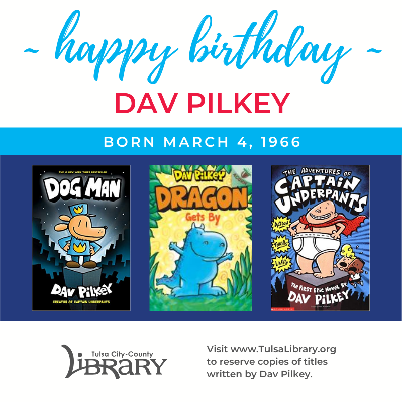 Happy Birthday, Dav Pilkey! 