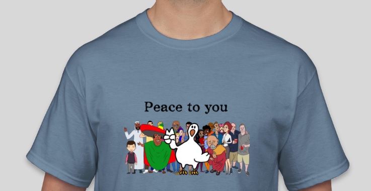PeaceToYouStuff's tweet photo. Please let us know how you feel about our latest designs?

Peace To You merch coming 04/01/2020 #PeaceToYou
#DudleyLovesAll 
1. Dudley with all kinds of people
2. Dudley bridging the gap
3. Dudley surf
4. Dudley cruizin' in the P2Y van 

Comment below your favorite(s) 👇🔽👇🔽👇 https://t.co/ZF2VS48JdG
