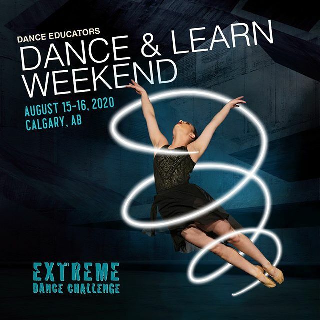 ExtremeDanceEDC's tweet photo. We’re super excited for EDC’s inaugural Dance Educators Dance &amp; Learn Weekend coming this summer, August 15 and 16 in Calgary, AB. Twenty five classes and seminars to choose from for Studio Directors, Dance Educators, Student Teachers and Studio Administrators. As well as, C… https://t.co/DtDQHx4qBA