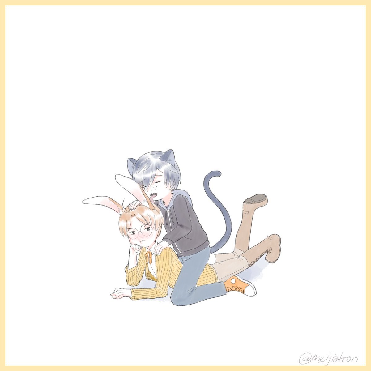 meijiatron's tweet photo. cats are weird 

#entoi ＃トエ https://t.co/ZXx3FS8OVf