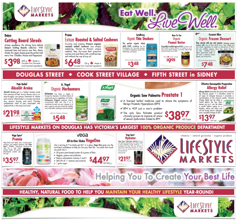 TheCeliacScene's tweet photo. March Sales Start Today at Lifestyle Markets! https://t.co/sH111OaGqG Gluten-Free Products Galore! @LifestyleMkts #glutenfree #celiac #shopping #yyj #sidney #cookstreet #healthfood #organic #produce #vitamins #skincare #supplements #healthyliving #nongmo #lifestyleselect https://t.co/PWeyAQlHRu