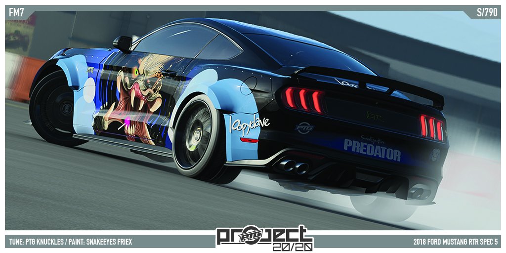 PTGforza's tweet photo. Day 64 of #project2020
Another official release! Check this one out, its loopy!
Tune: @PTG_Knuckles
Paint: @SEFx
#predator #loopydave @ForzaMotorsport https://t.co/7pobqJoH2X